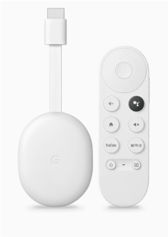 Screenshot of Google TV plug-in device.