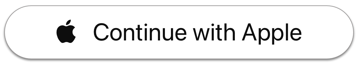 button which says continue with Apple