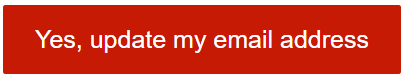 Screenshot of yes update my email button.